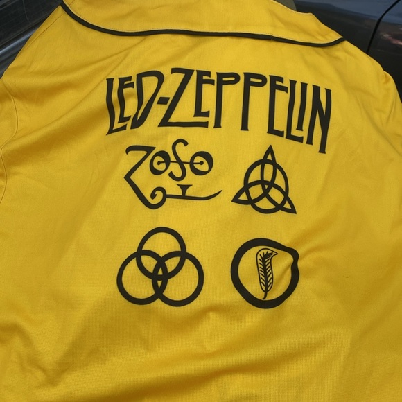 Led Zeppelin Rock Band Baseball Jersey 3xl - Picture 4 of 4